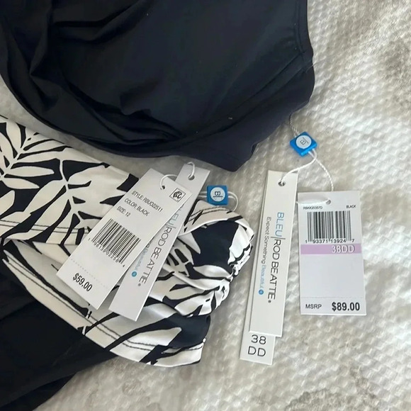 BLEU ROD BEATTIE KORE UNDERWIRE CROSS BACK AND BIKINI BOTTOM - Picture 13 of 13